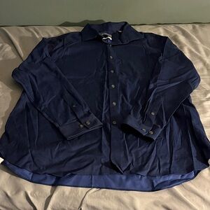 Michael Kors Dark Blue Slim Fit Shirt